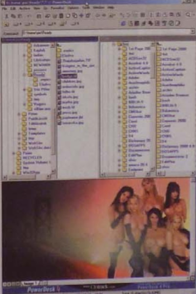  kép. A PowerDesk nevű ingyenes állománykezelő tele van hasznos szolgáltatásokkal, egyebek között az állománymegtekintő ablaka se rossz  