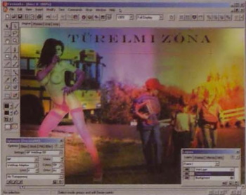 kép. Importátlt PSD állomány, nem igazán olyan amilyennek a Photoshopban mutatkozott, viszont képnek kép ez is  