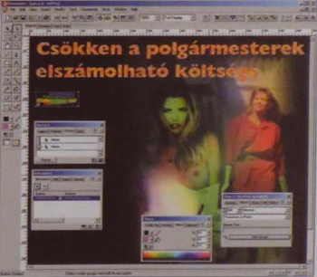 kép. A firework 3 gombszerkesztőjében készült mötyür beillesztése az oldalba  