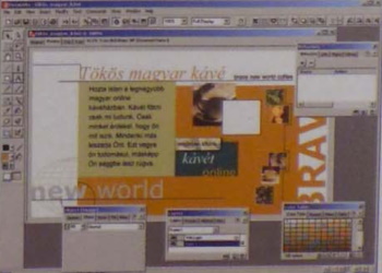 kép. Amikor a felhasználó az egérmutatóval motoszkál a felületen, a szövegbox tartalma változik  