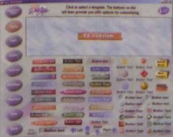 kép. A Fireworks 3 legszimplább alternatívája a Xara WebStyle: keveset ad, de nem is riszálja magát  