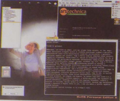 kép. Két elérhető és használható eszköz a Be OS alatt: az Opera és a VIM  