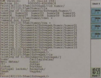 kép. Sem nem DOS, sem nem Unix: Epoc