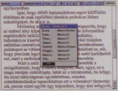kép. Az ExAb jelenlétében az EPOC Word fölöttébb megokosodik  