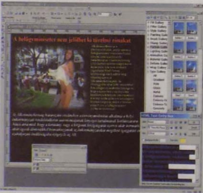 kép. A tervező élettel töltheti meg a száraz híranyagot  