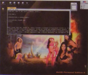 kép. A BeOS továbbra sem alternatívája a W2K-nak, viszont barátságos, és még dolgozni is lehetne benne akár  