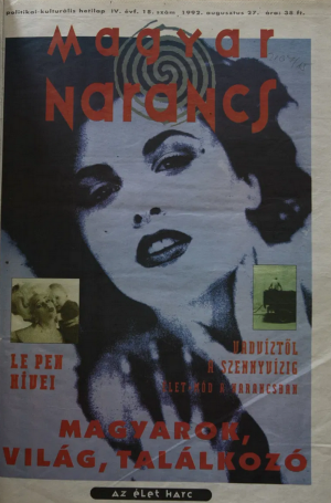 1992s Magyar Narancs borító